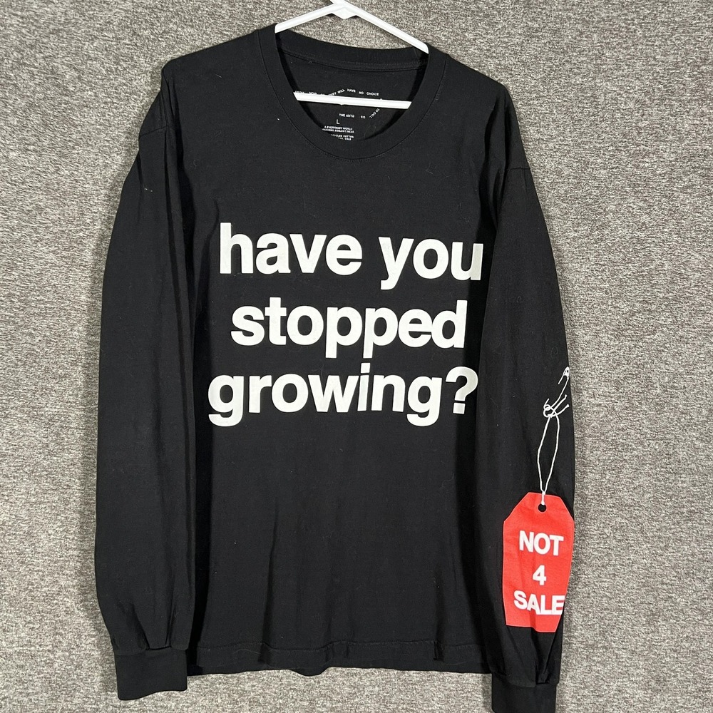Everybody World Andre 3000 Shirt Mens Large Black Have You Stopped Growing Tee